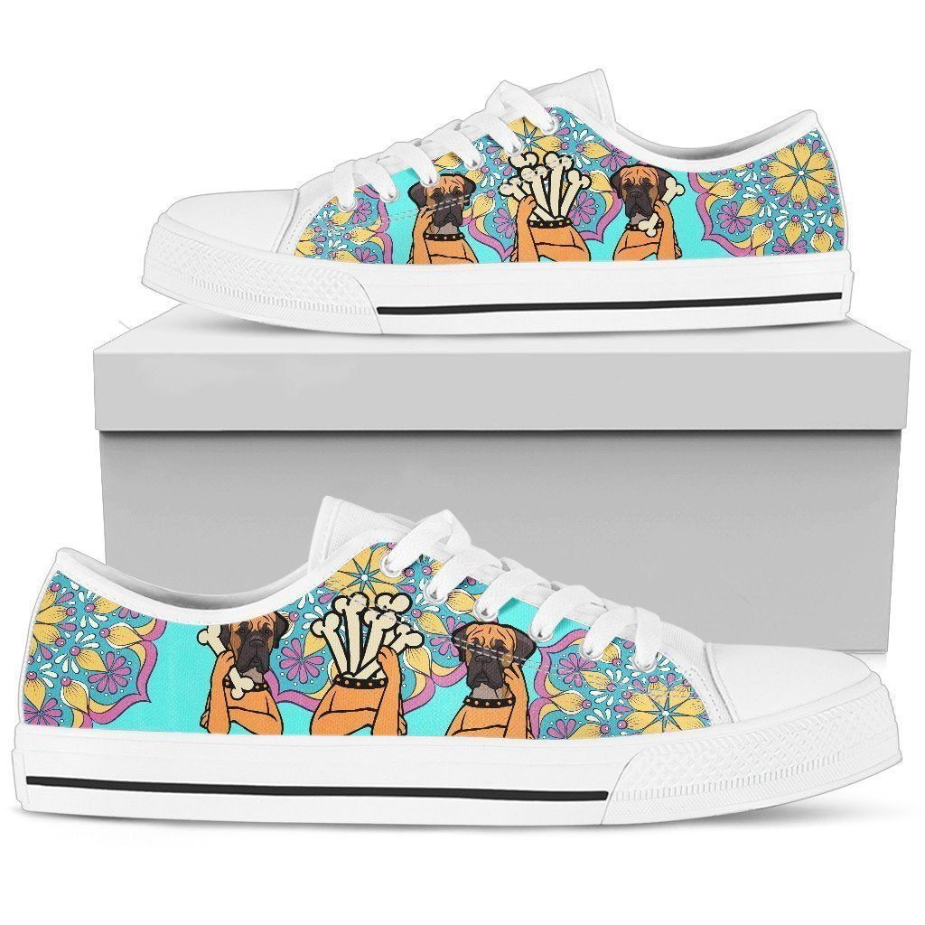 Bullmastiff Women's Low Top Shoe-6teenth World™-Women's Low Top Shoe-US5.5 (EU36)-Vibe Cosy™