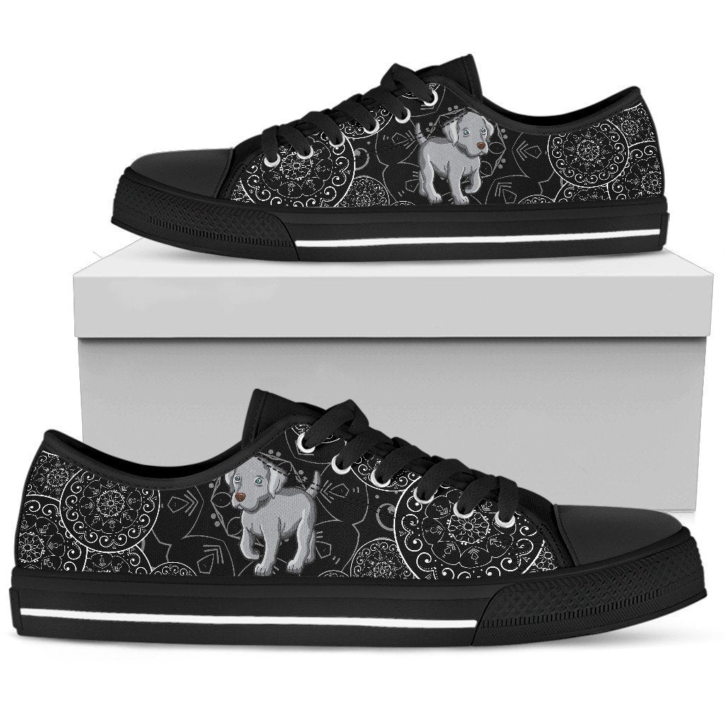 Weimaraner Women's Low Top Shoe-6teenth World™-Women's Low Top Shoe-US5.5 (EU36)-Vibe Cosy™