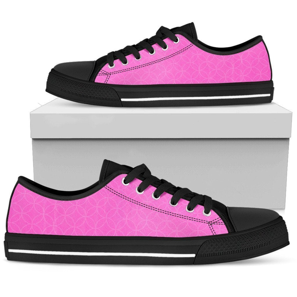 Pink Low Top Women's-6teenth World™-Women's Low Top Shoe-US5.5 (EU36)-Vibe Cosy™