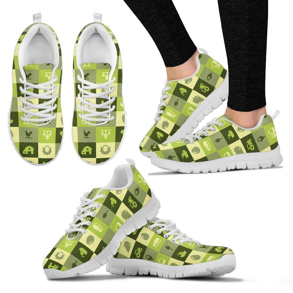 FARMER WHITE SNEAKER WOMEN'S-6teenth World™-Women's Sneakers-US5 (EU35)-Vibe Cosy™