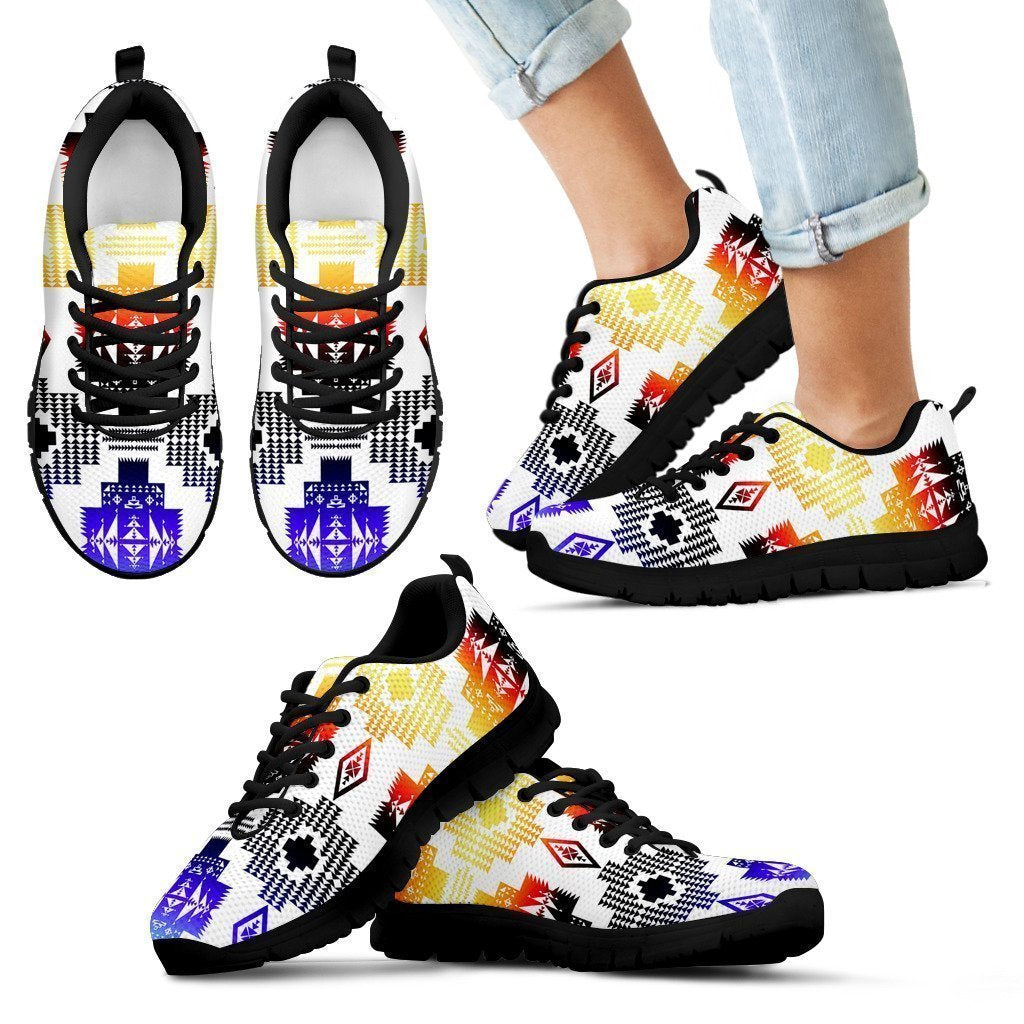 Seven Tribes Horizon White Sopo Kid's Sneakers-6teenth Worldβ’-Kid's Sneakers-11 CHILD (EU28)-Vibe Cosyβ’