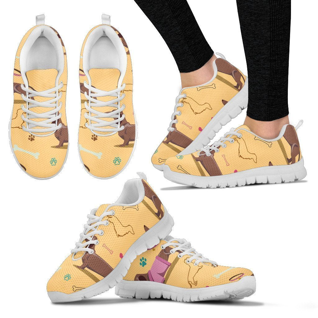 Sneaker For Dachshund Women's Sneakers-6teenth World™-Women's Sneakers-US5 (EU35)-Vibe Cosy™