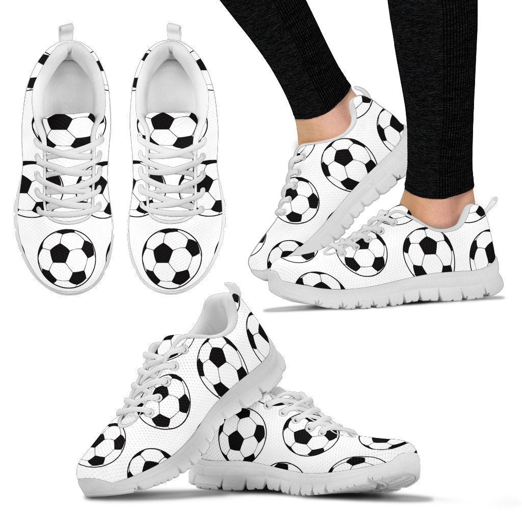 Soccer Shoes-Shoes-6teenth Outlet-Women's Sneakers - White - Soccer Shoes-US5 (EU35)-Vibe Cosy™