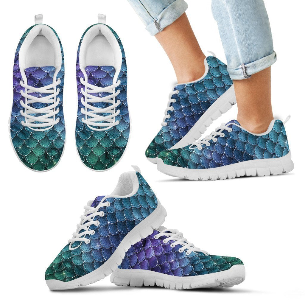 Mermaid kid's sneakers-6teenth World™-Kid's Sneakers-11 CHILD (EU28)-Vibe Cosy™