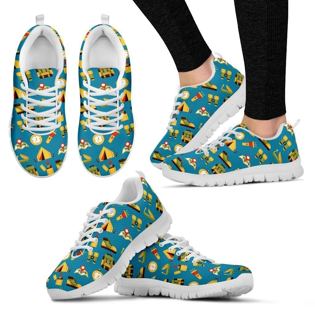 Camping Lovers Women's Sneakers-6teenth World™-Women's Sneakers-US5 (EU35)-Vibe Cosy™