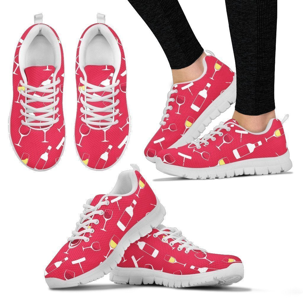 Wine Shoes-shoes-6teenth Outlet-Women's Sneakers - White - Wine Shoes-US5 (EU35)-Vibe Cosy™