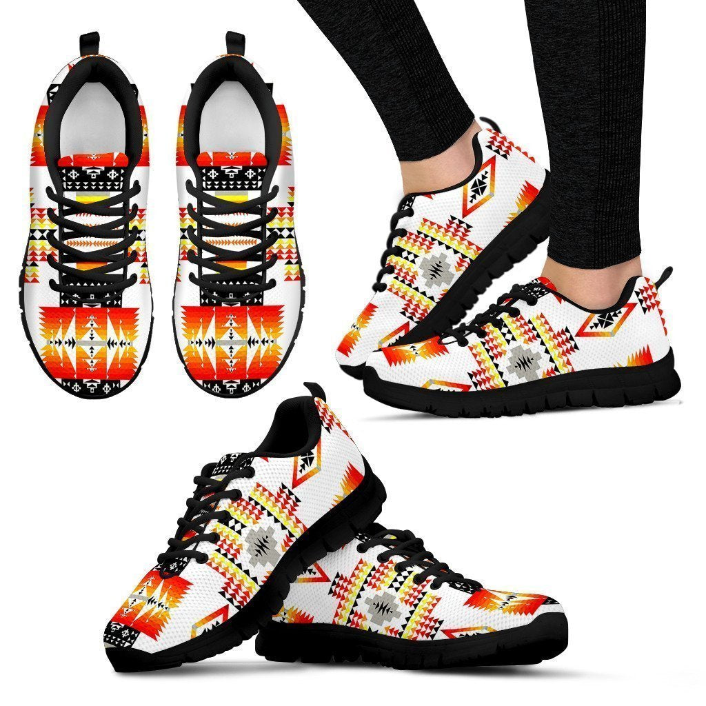 Seven Tribes White Sopo Women's Sneakers-6teenth Worldβ’-Women's Sneakers-US5 (EU35)-Vibe Cosyβ’