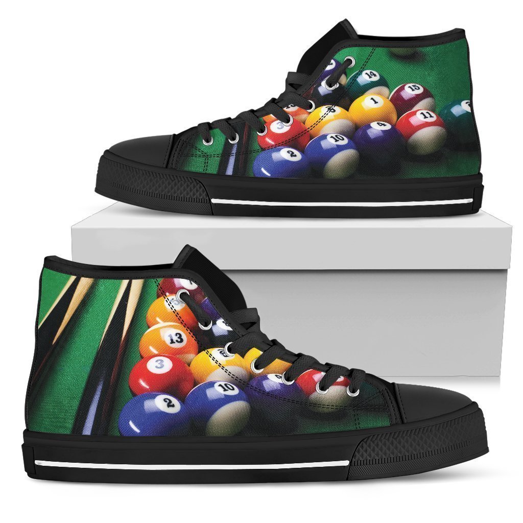Billiard Shoes-Shoes-6teenth Outlet-Womens High Top - Black - Billiard Shoes-US5.5 (EU36)-Vibe Cosy™