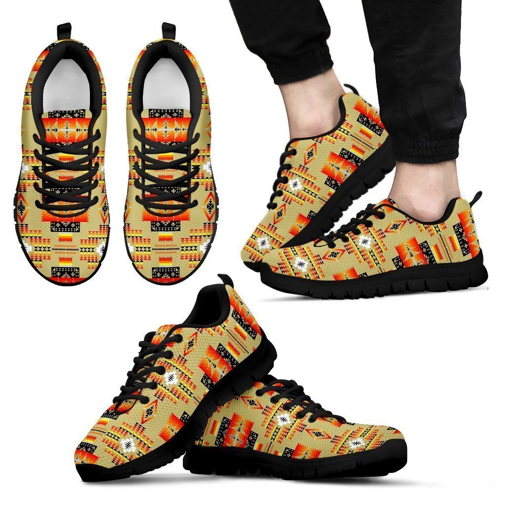 Seven Tribes Tan men's Sneakers-6teenth Worldβ’-Men's Sneakers-US5 (EU38)-Vibe Cosyβ’