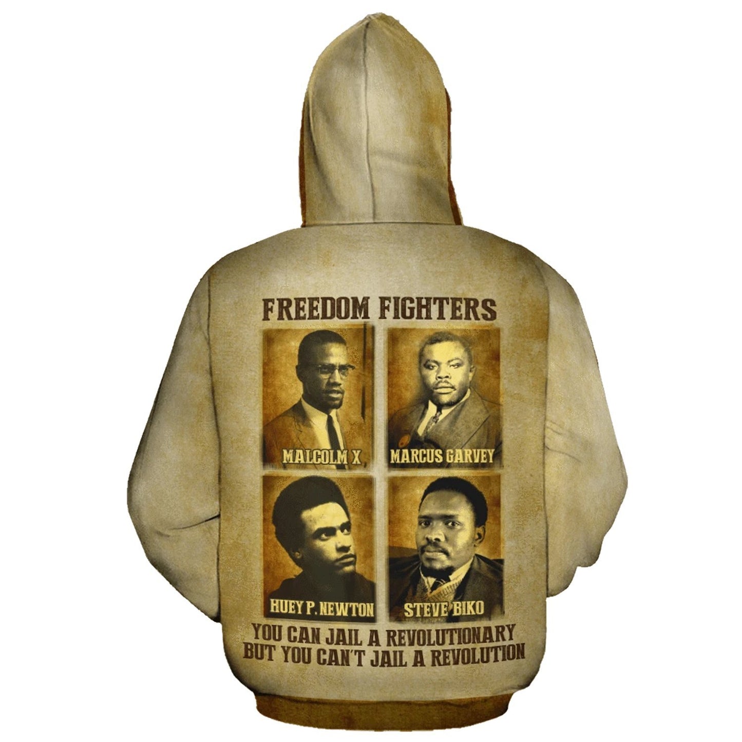 African Zip-Up Hoodie - Africa Black Civil Leaders 1st-ALL OVER PRINT ZIP HOODIES-HPArt-Men-S-Black-Vibe Cosy™