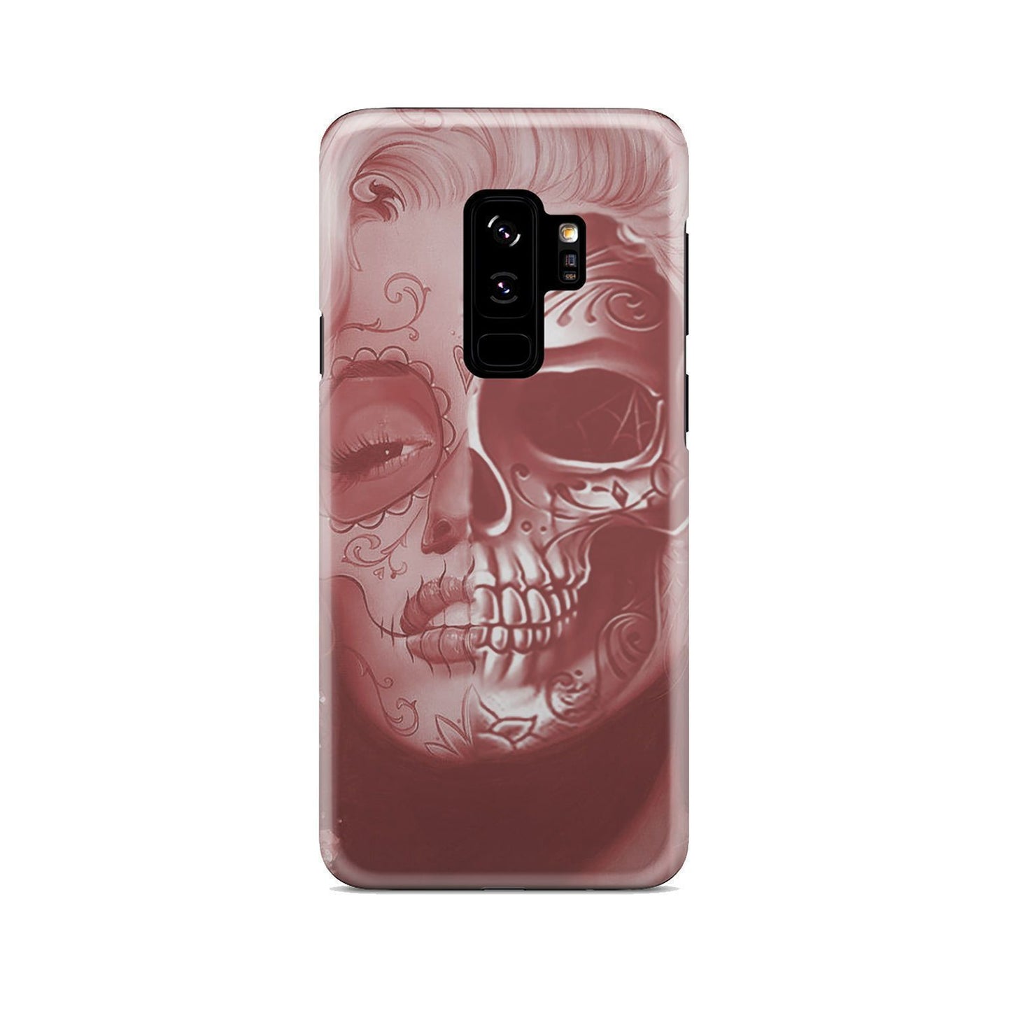 Beautiful Skull Face phone case-Phone Case-wc-fulfillment-Galaxy S9 Plus-Vibe Cosy™