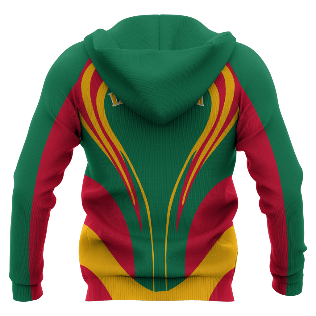 Lithuania Flag Hoodie Cannon Style-Apparel-Phaethon-Zipped Hoodie-S-Vibe Cosy™