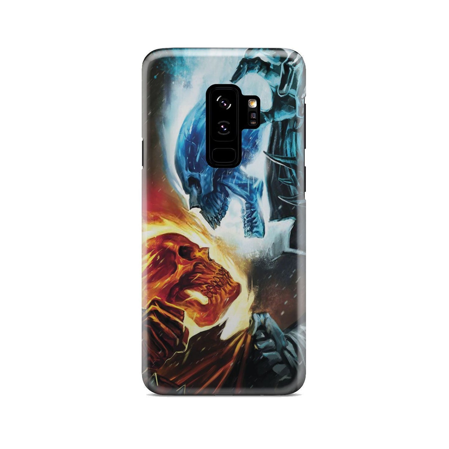 Fire and ice skull phone case-Phone Case-wc-fulfillment-Galaxy S9 Plus-Vibe Cosy™