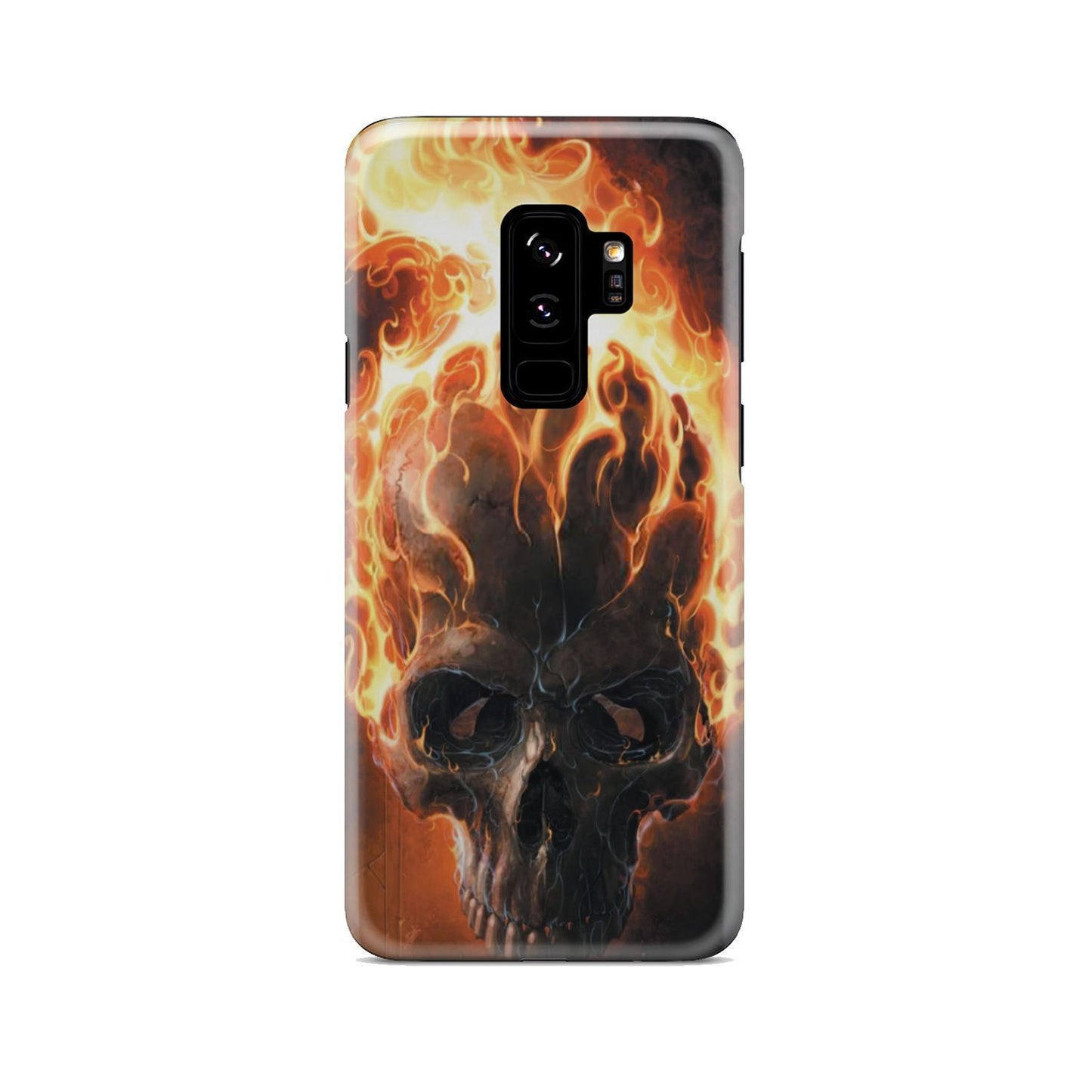 Fire skull 2 phone case-Phone Case-wc-fulfillment-Galaxy S9 Plus-Vibe Cosy™