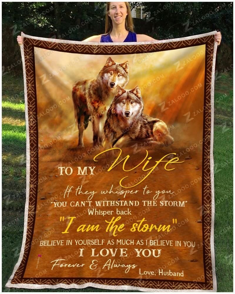 Wolf 3D All Over Printed Blanket