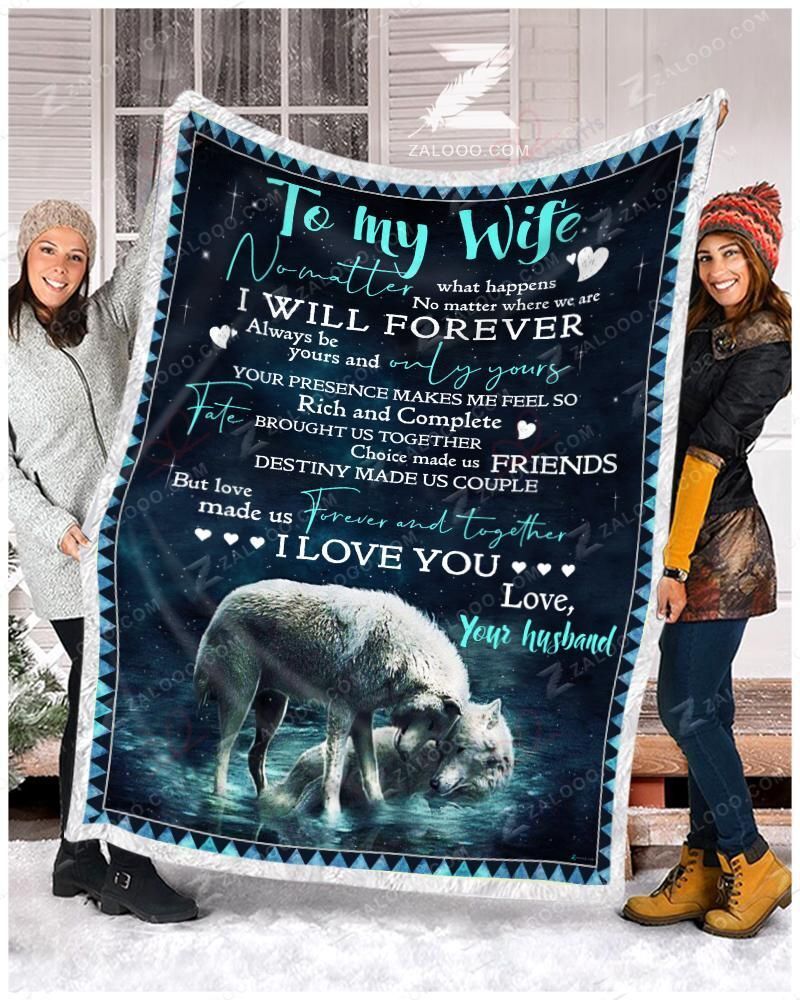Wolf 3D All Over Printed Blanket