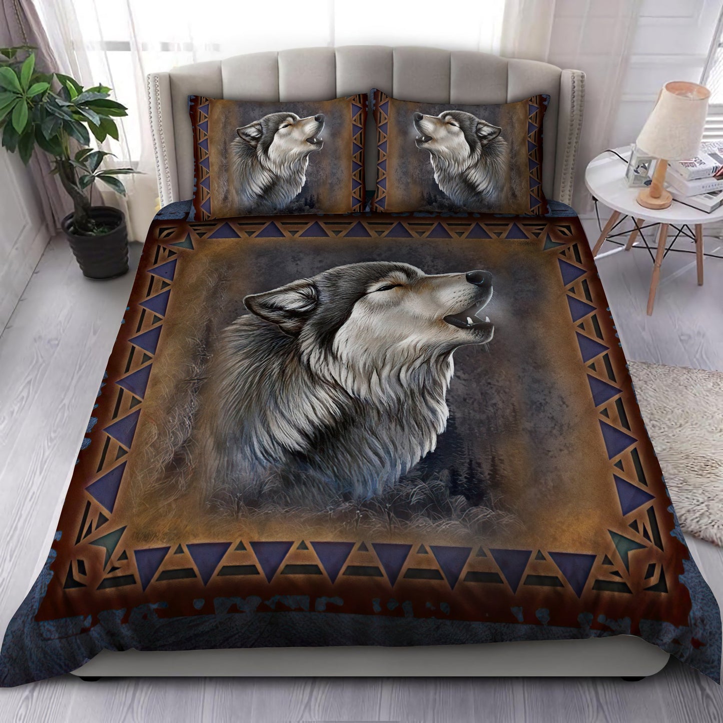 Wolf 3D All Over Printed Bedding Set