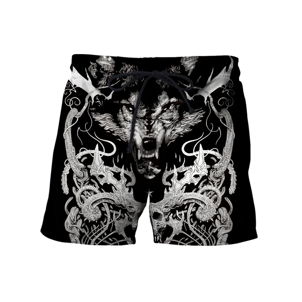 3D All Over Printed Wolf Tattoo Unisex Shirts AM102066