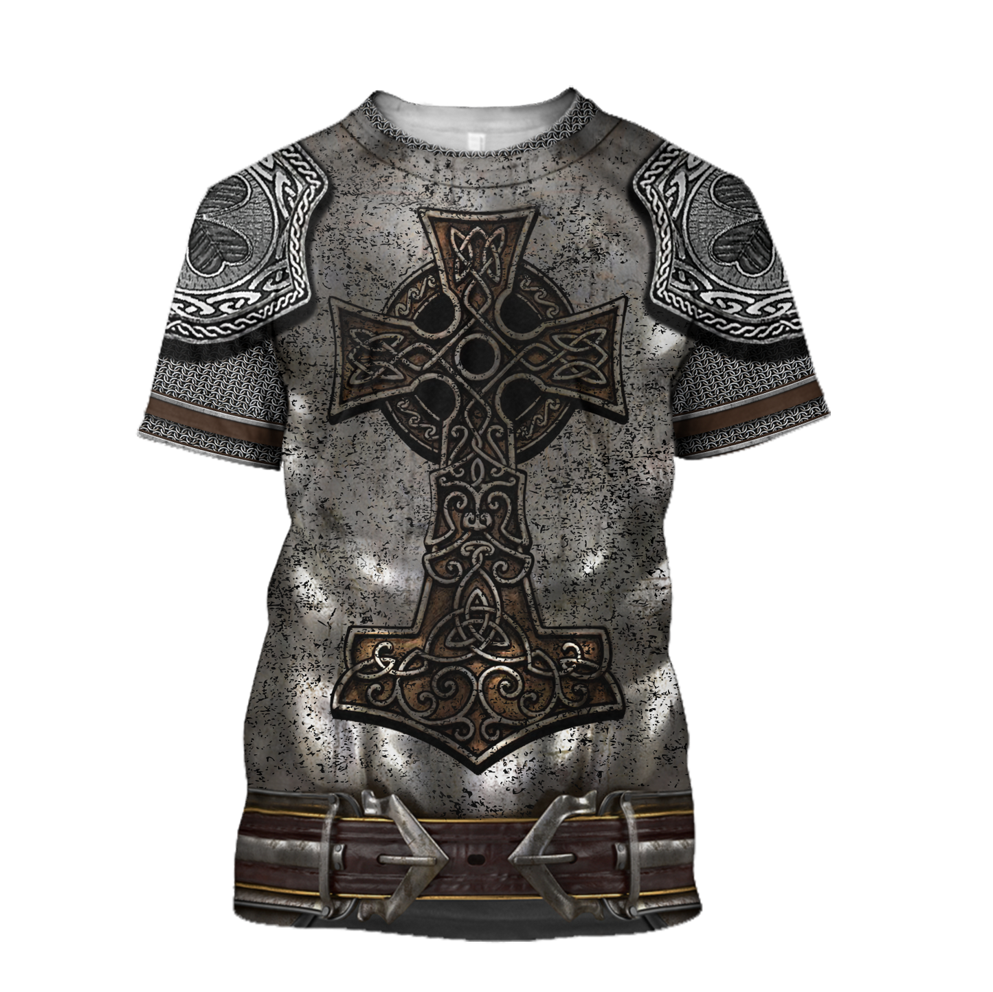 Irish Armor Warrior Chainmail 3D All Over Printed Shirts For Men and Women AM250203-Apparel-TT-T-Shirt-S-Vibe Cosy™