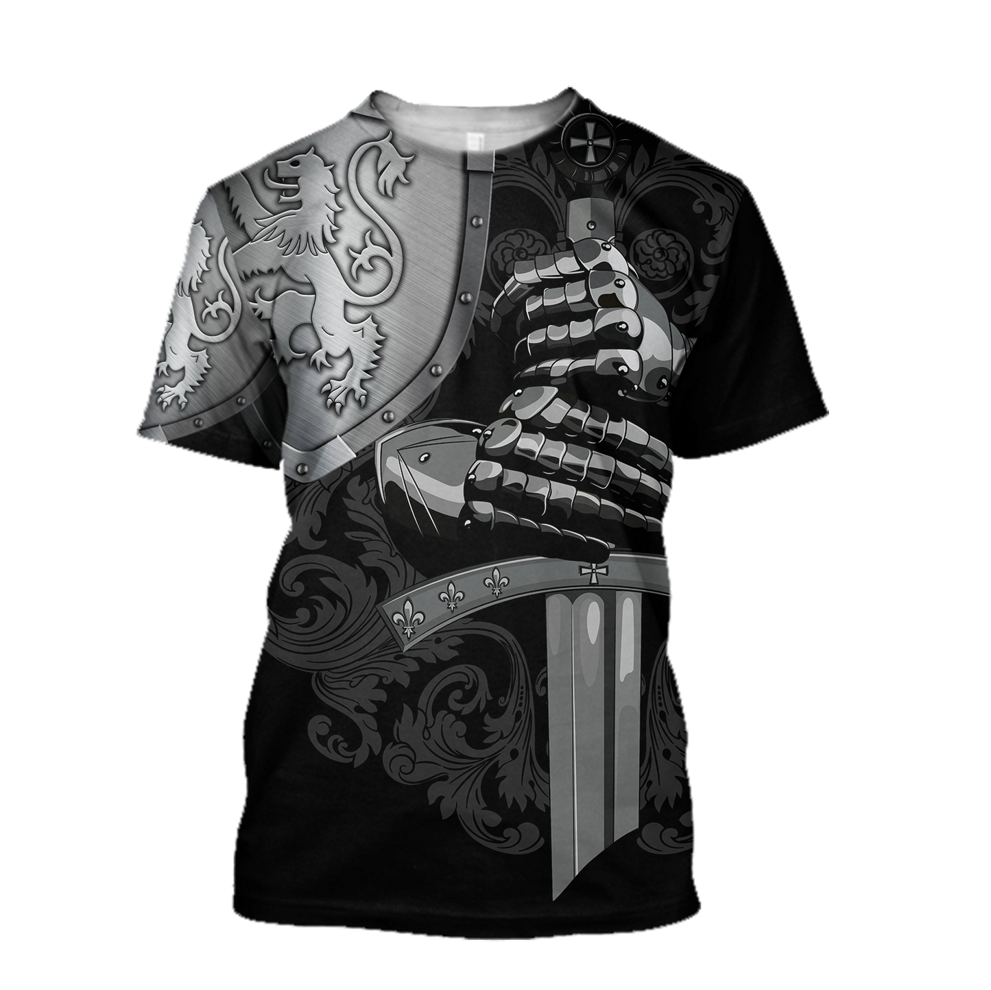 Scottish Lion Armor 3D All Over Printed Shirts for Men and Women AM240201-Apparel-TT-T-Shirt-S-Vibe Cosy™