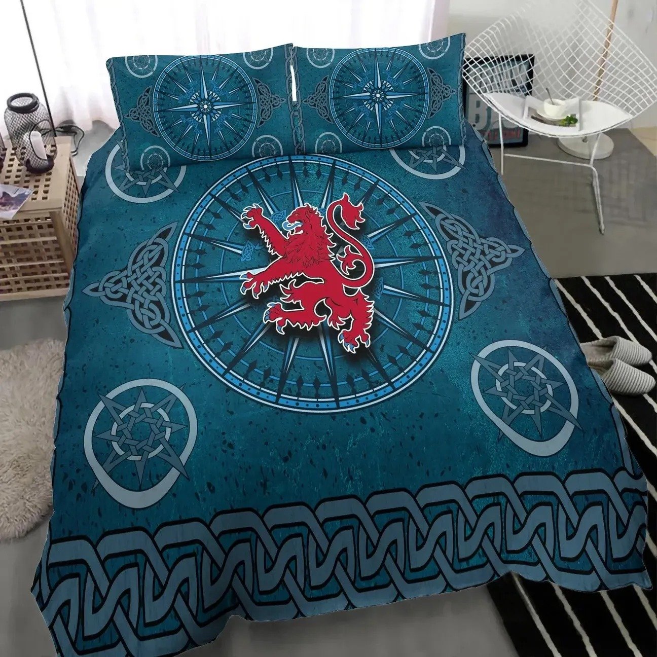 Scotland Triquetra celtic Bedding Set