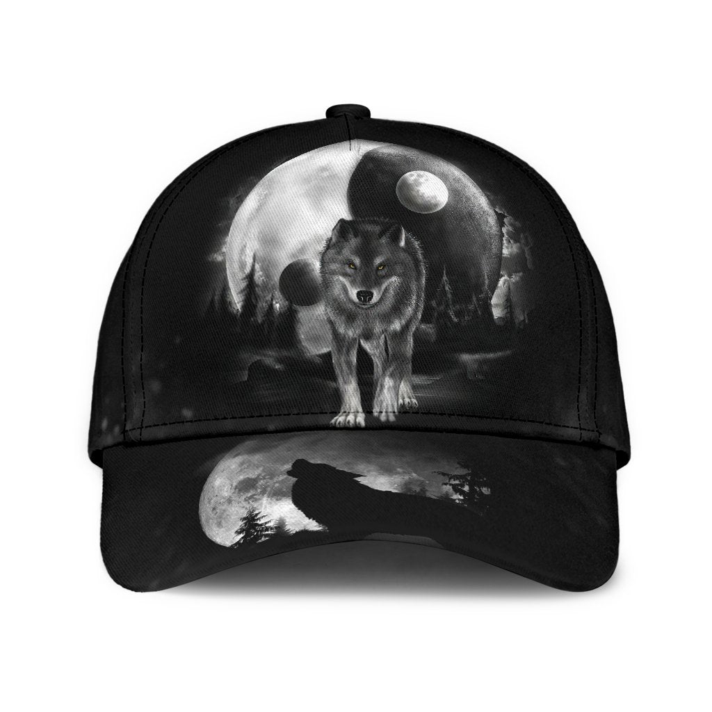 Custom Name Wolf Classic Cap