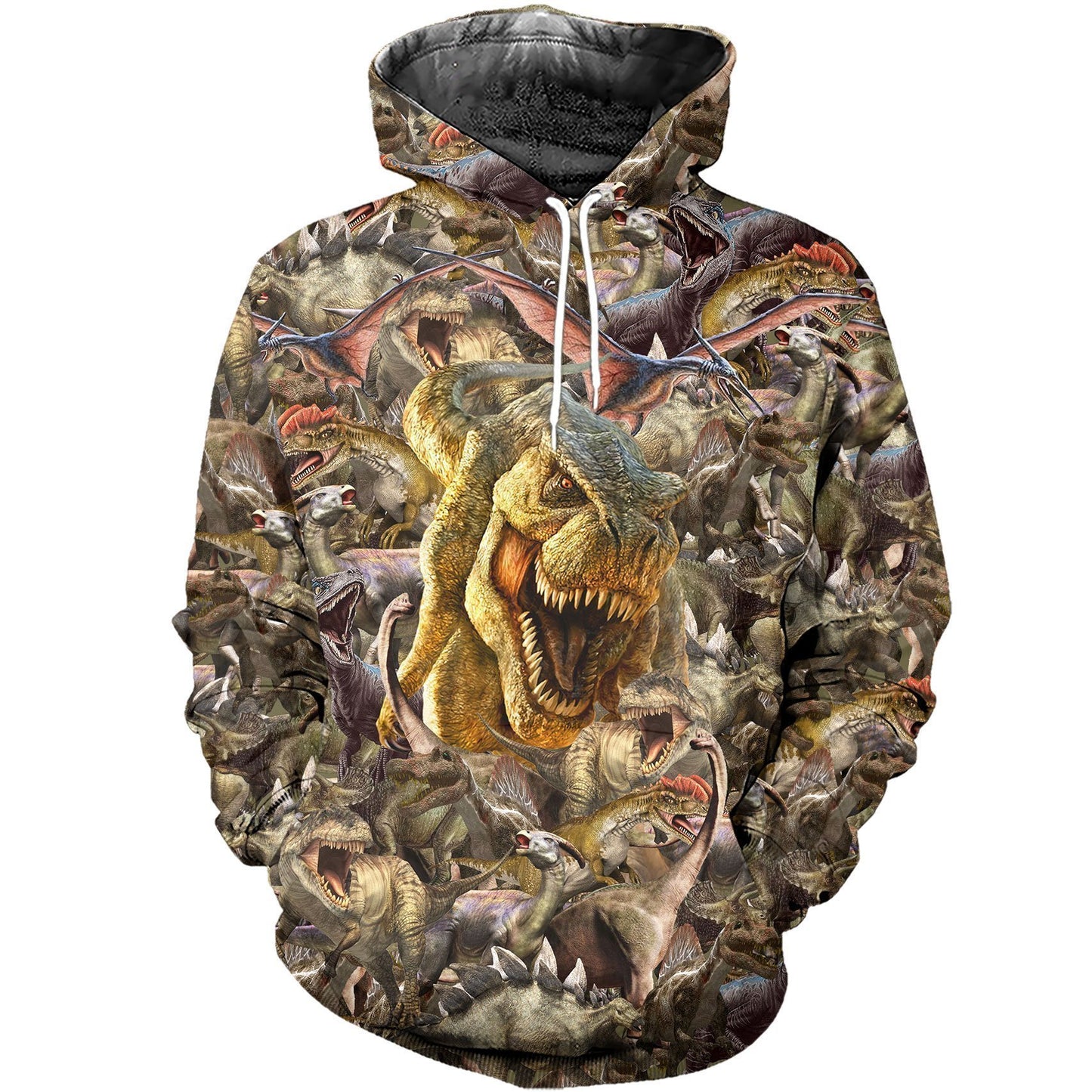3D All Over Printed Dinosaurs Collection Shirts and Shorts-3D All Over Printed Clothes-HP Arts-Normal Hoodie-XS-Vibe Cosy™