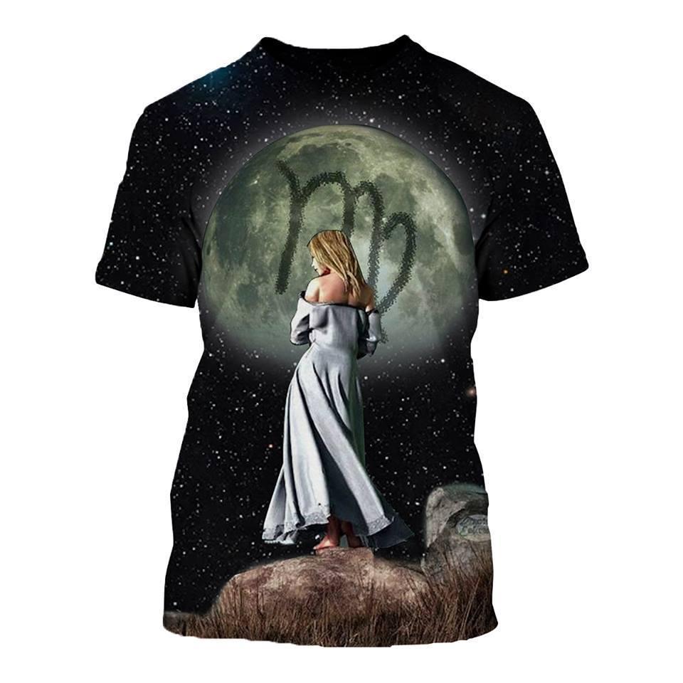 3D ALL OVER PRINTED VIRGO ZODIAC T SHIRT HOODIE NTH150831-Apparel-NTH-T-Shirt-S-Vibe Cosy™