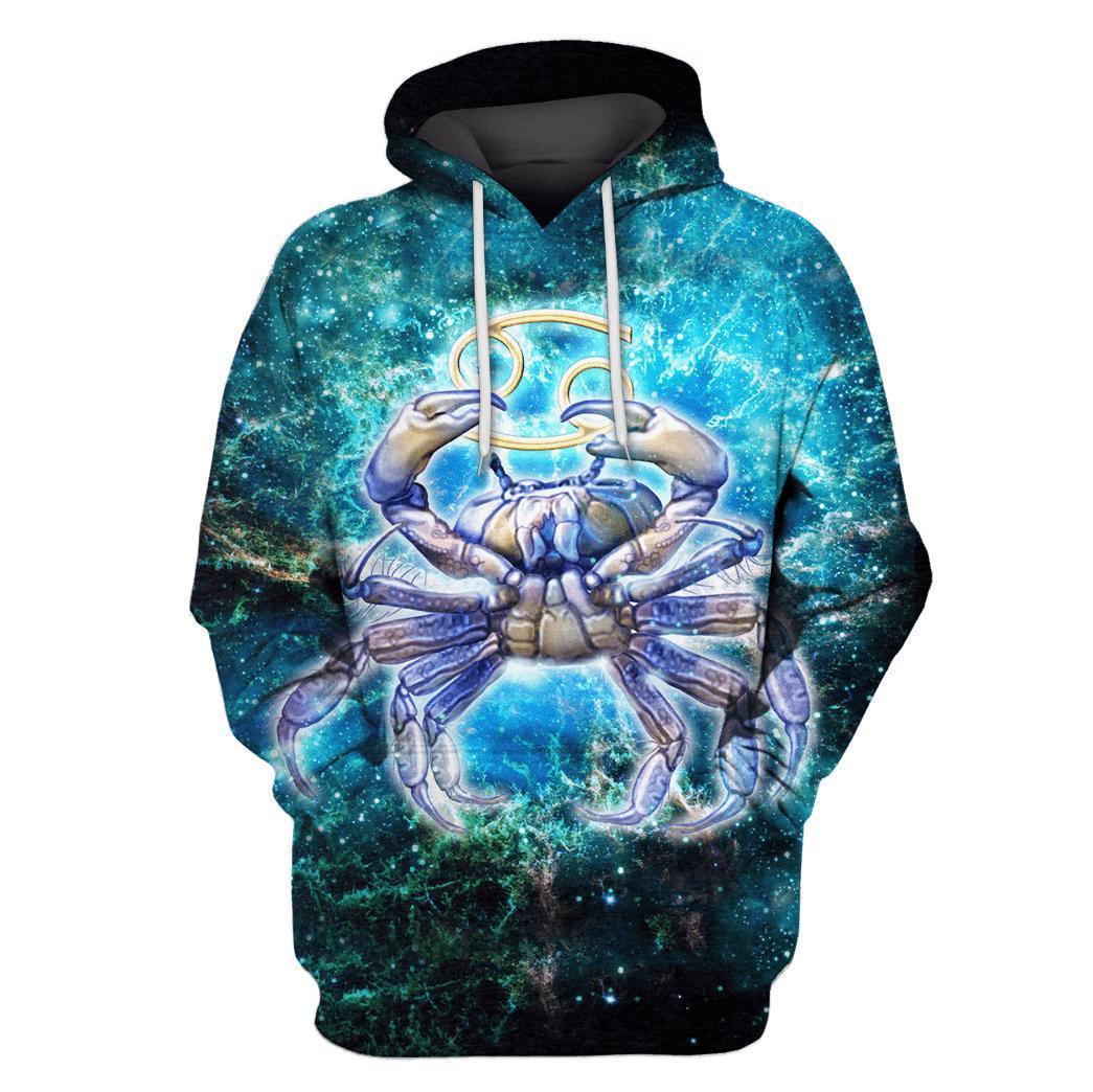 3D Zodiac Cancer Hoodie NTH150816-Apparel-NTH-Hoodie-S-Vibe Cosy™