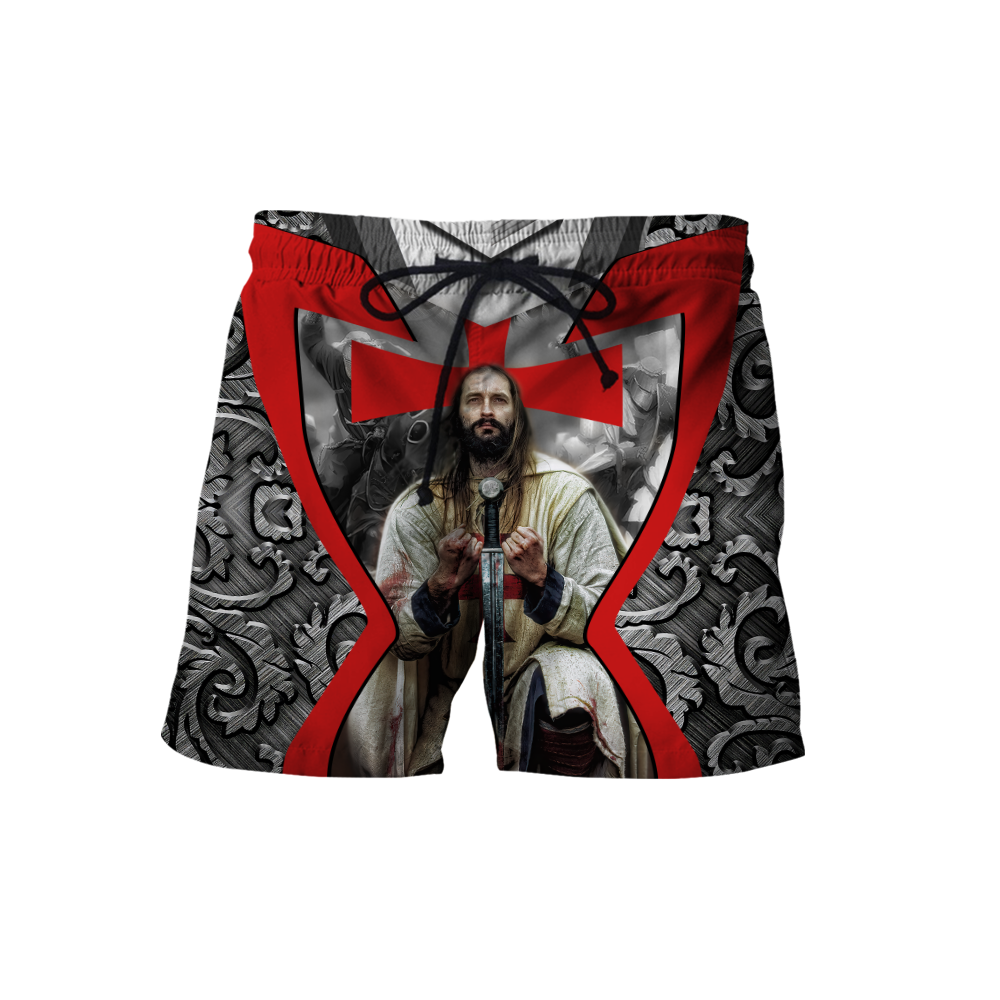 Knights Templar 3D all over printed for men and women PL19082001