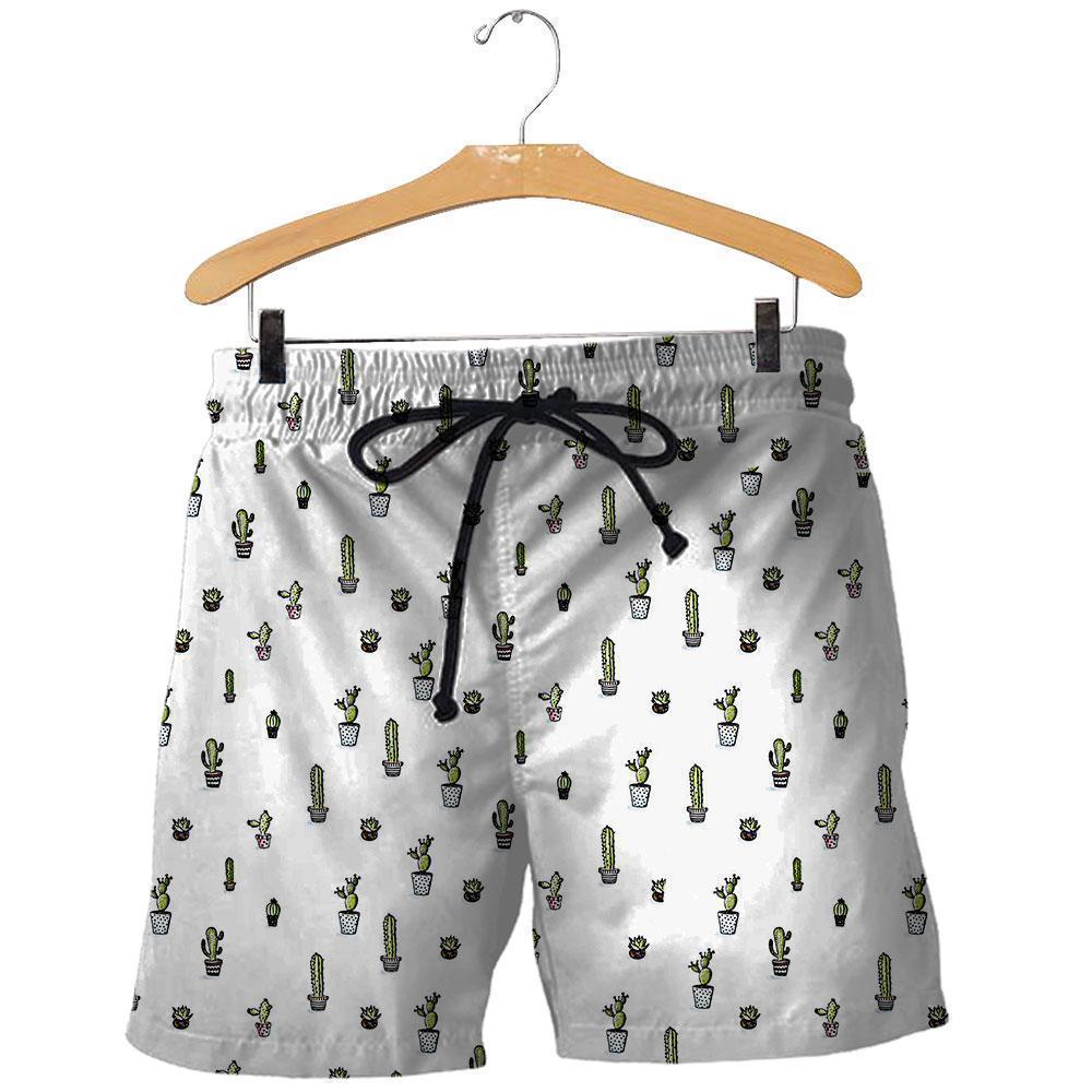 3D All Over Printed Cactus flower pot mini Shirts-Apparel-NTH-SHORTS-S-Vibe Cosy™