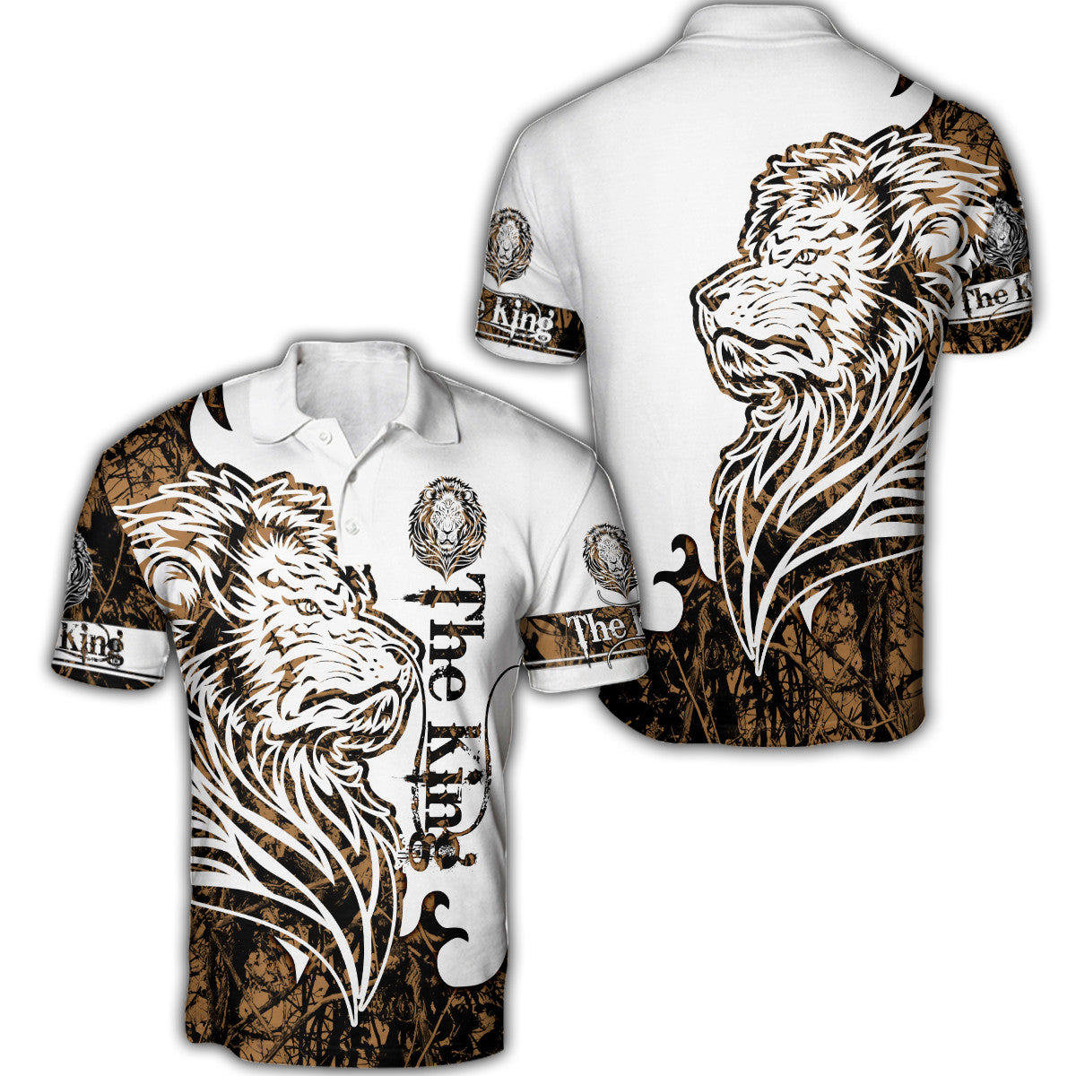 Hunting Lion 3D All Over Printed Unisex Shirts
