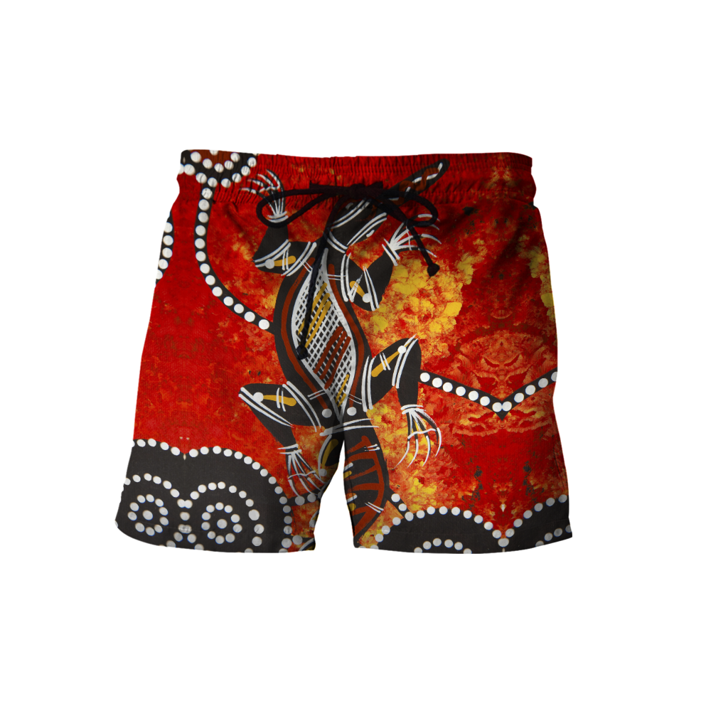 Aboriginal Crocodile Dot Painting Art Shirt For Men And Women