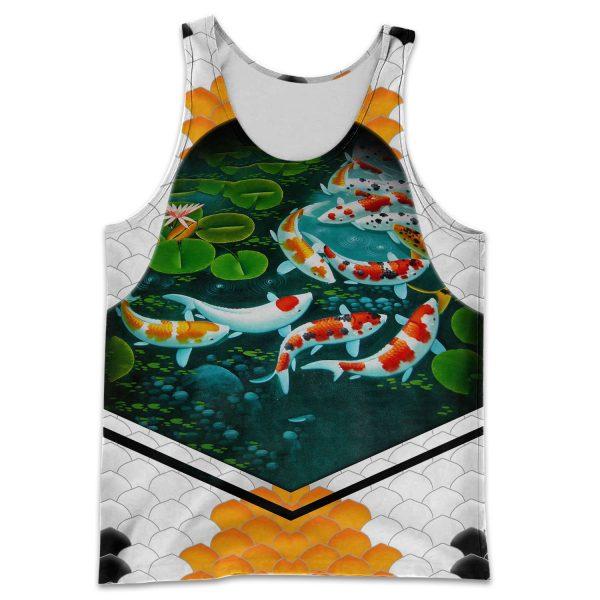 Beautiful Koi Fishing 3D All Over Printed Shirts 21022103.CXT
