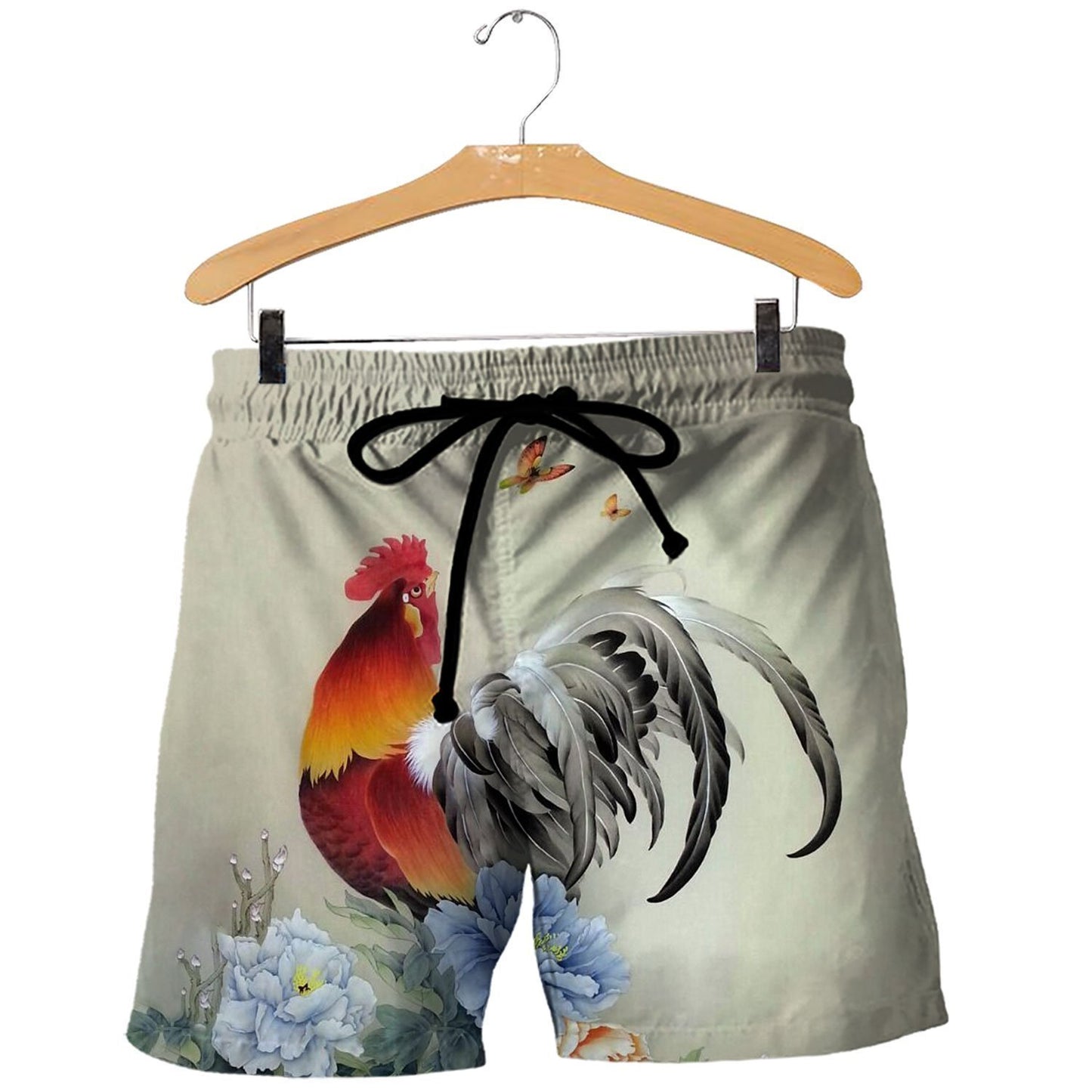 3D All Over Printed Chicken and flower Shirts-Apparel-Phaethon-SHORTS-S-Vibe Cosy™