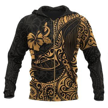 Hawaii Polynesian Tattoo Style 3D Printed Shirts TT0057-Apparel-TT-Zipped Hoodie-S-Vibe Cosy™