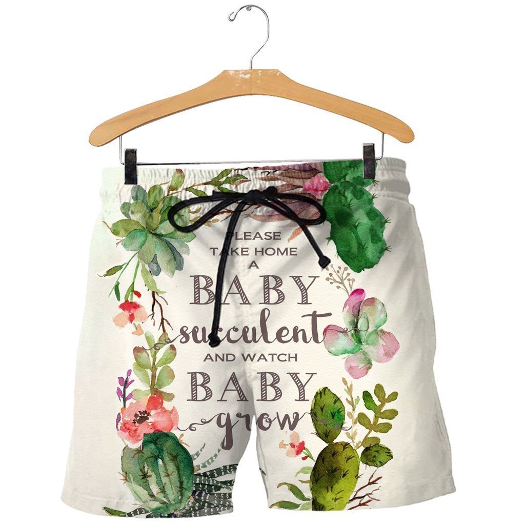 All Over Printed Flower Cactus-Apparel-Phaethon-SHORTS-S-Vibe Cosy™