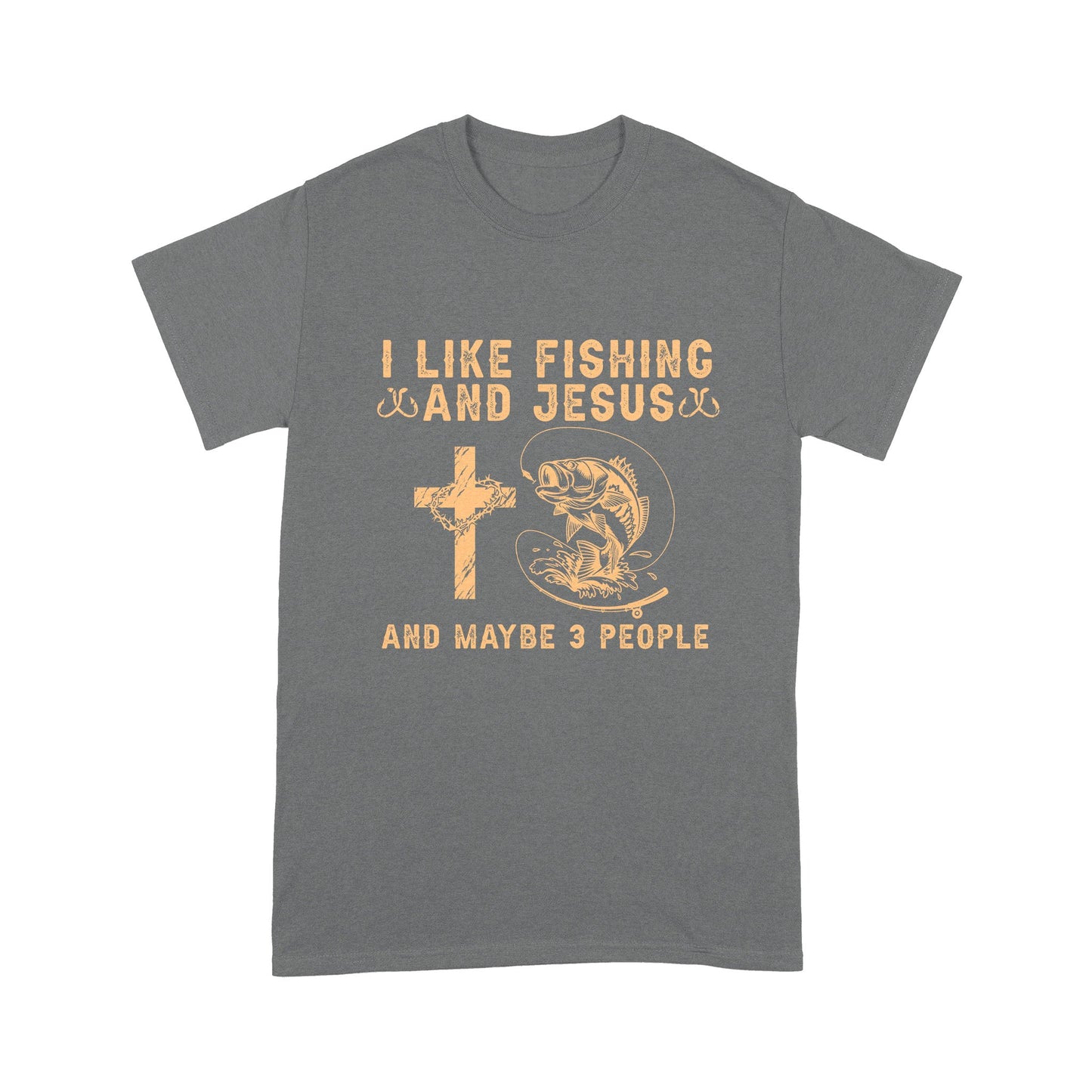 I Like Fishing And Jesus And Maybe 3 People Shirt Unisex T-Shirt MH13012202DH