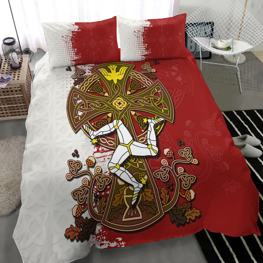 Premium 3D Printed Isle Of Man Bedding Set MEI