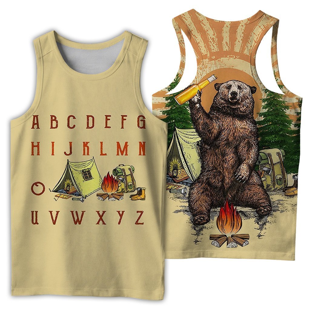 Camping 3D All Over Printed Clothes CP8-Apparel-NNK-Tank-S-Vibe Cosy™