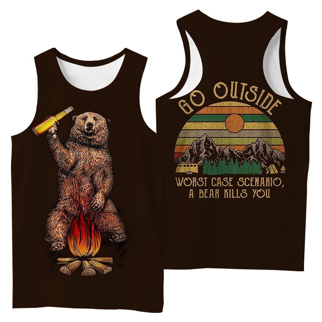 Camping 3D All Over Printed Clothes CP9-Apparel-NNK-Tank-S-Vibe Cosy™