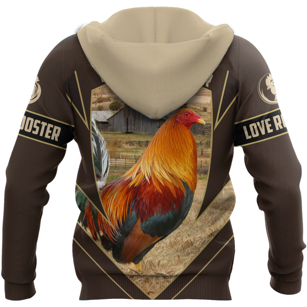 Premium Rooster 3D All Over Printed Unisex Shirts DA8112004