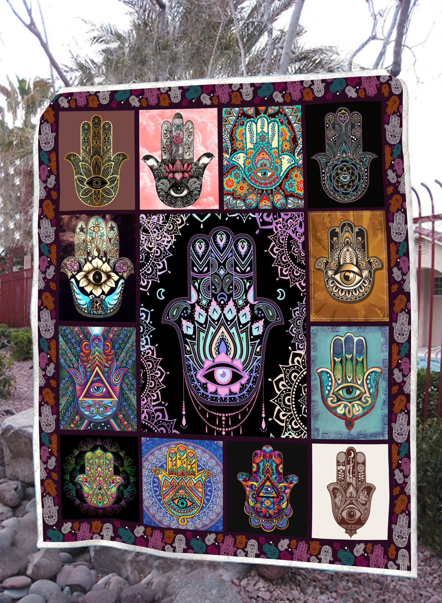 Hamsa Soft and Warm Blanket