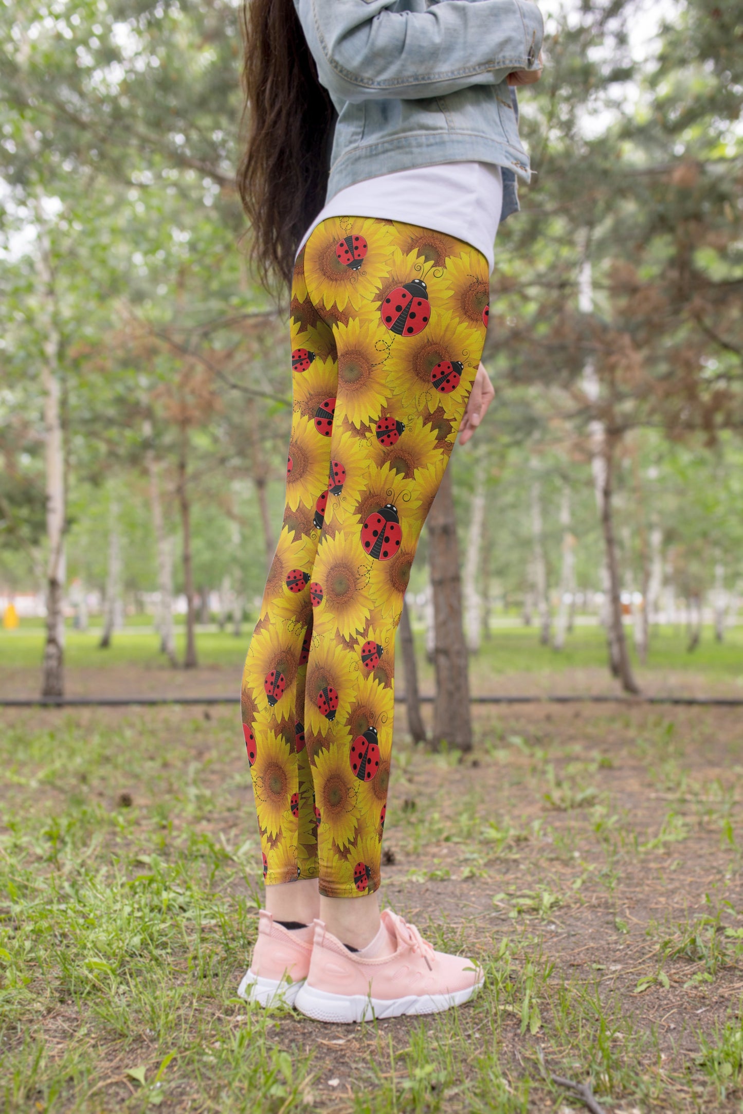 All Over Printing The Bug Sunflower Hoodie Dress-Apparel-Phaethon-Legging-XS-Vibe Cosy™