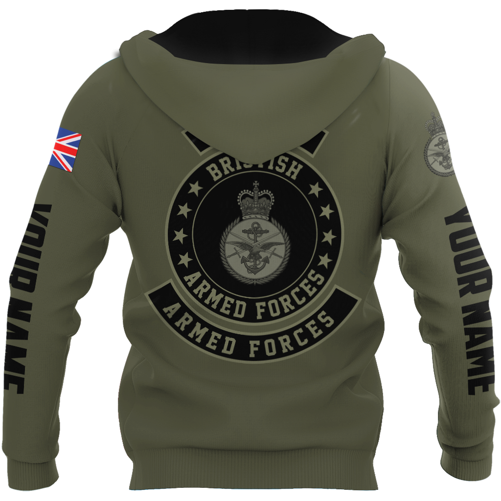 Personalized Name XT 3D Printed Bristish Veteran Shirts PD02042102