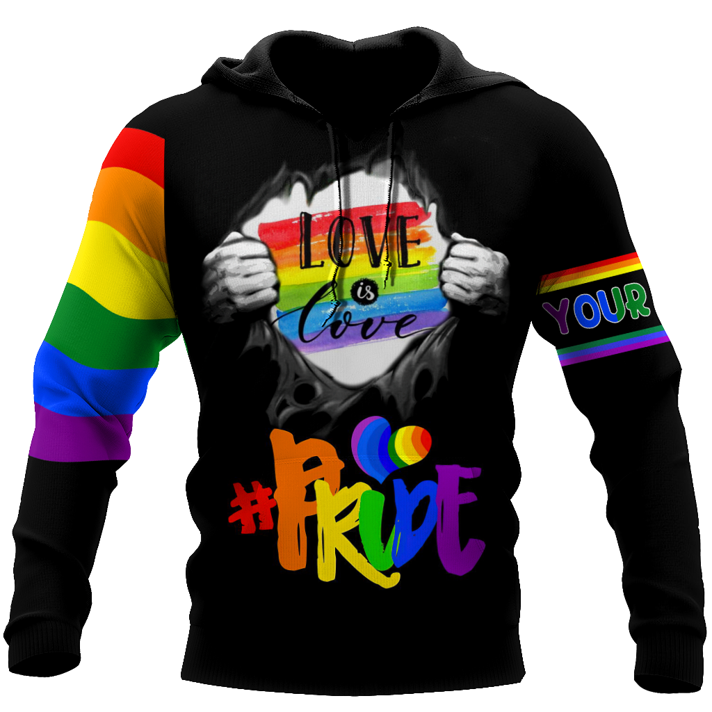 Customize Name LGBT Pride Hoodie For Men And Women SN07052101