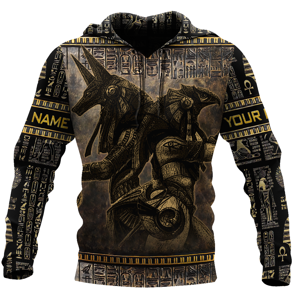 Custom name Ancient Egyptian Ankh key of life 3D design print shirts