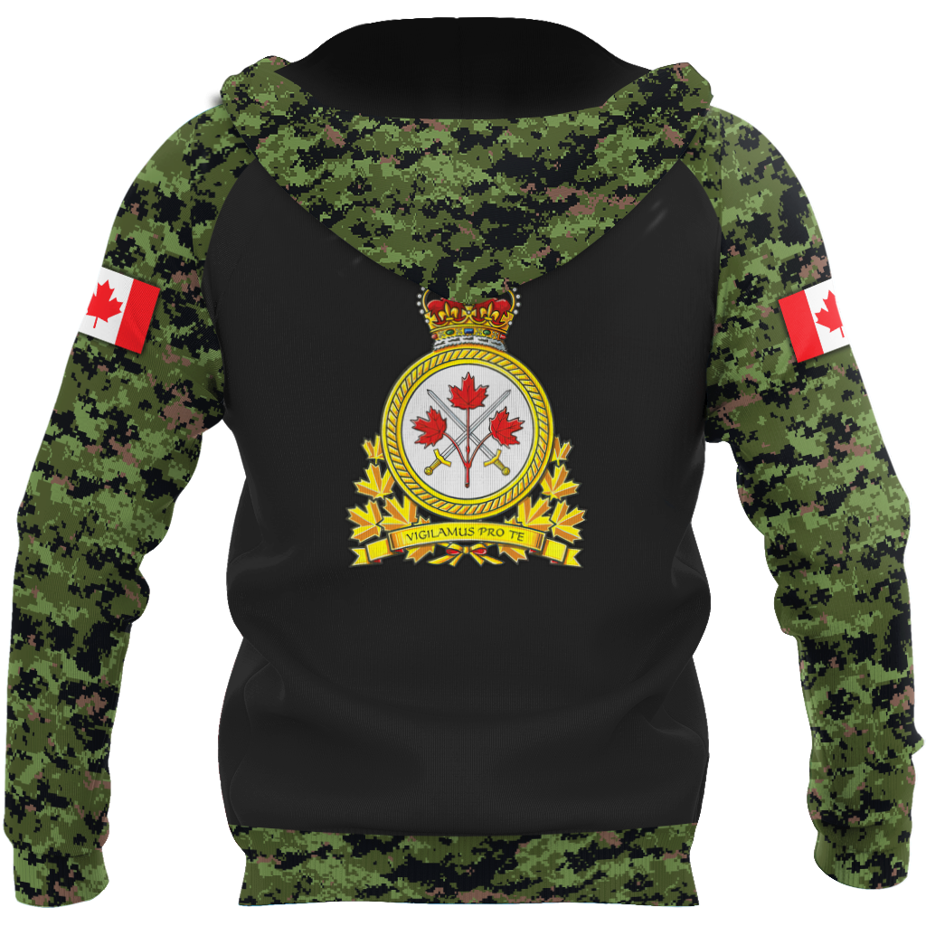 Personalized Name XT Canadian Army Pullover 3D All Over Printed Shirts PD15032103