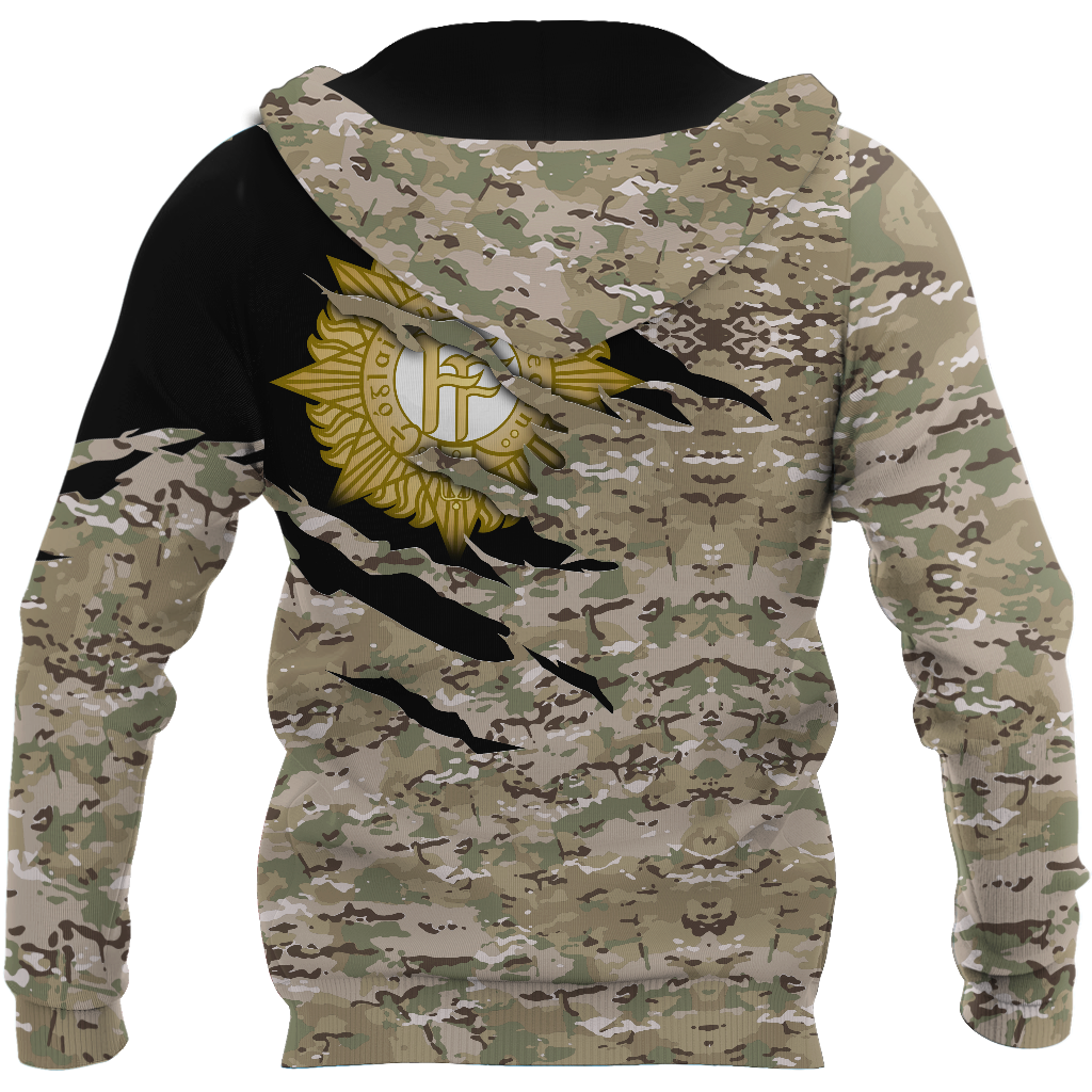Irish Army 3D Hoodie Shirt For Men And Women