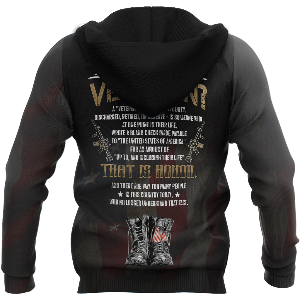 Custom Name US Veteran 3D All Over Printed Unisex Shirts